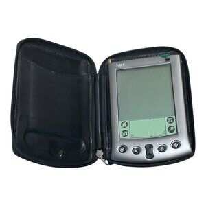 Palm V Handheld PDA with Stylus and Zipper Case - Untested